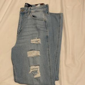 hollister mom jeans